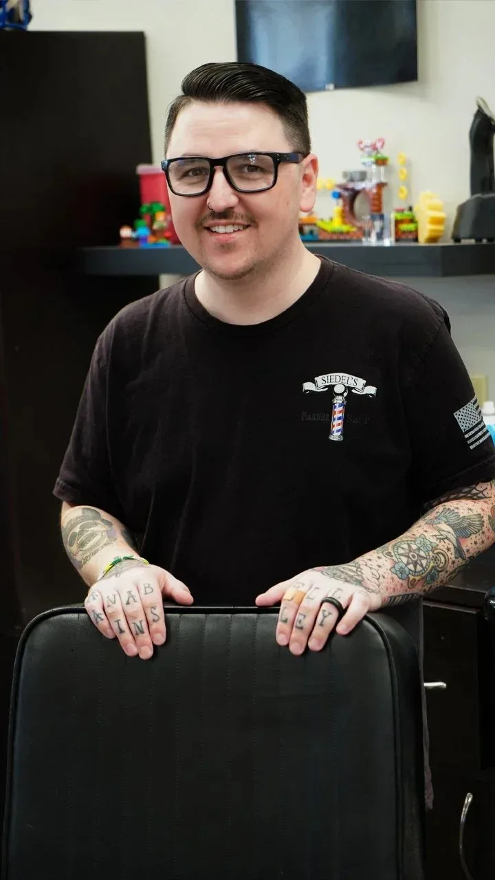 Patrick Muranko, Master Barber at Siedel's Barbershop in Medina, Ohio