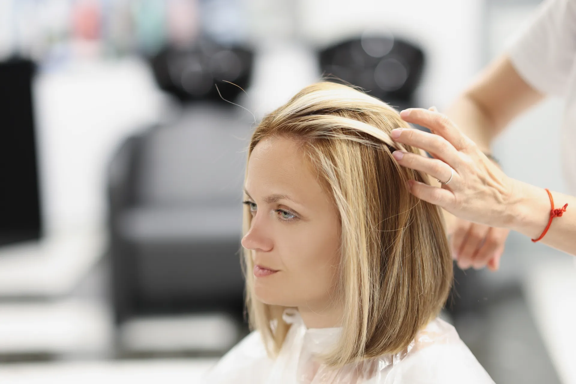 Shoulder Length Cut + Rough Dry at Siedel's Barbershop, Medina Ohio